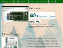 Tablet Screenshot of kenersongroup.com